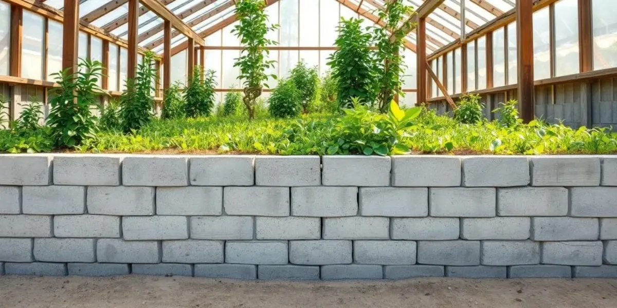 Fundament z bloczk&oacute;w betonowych lub kamieni
