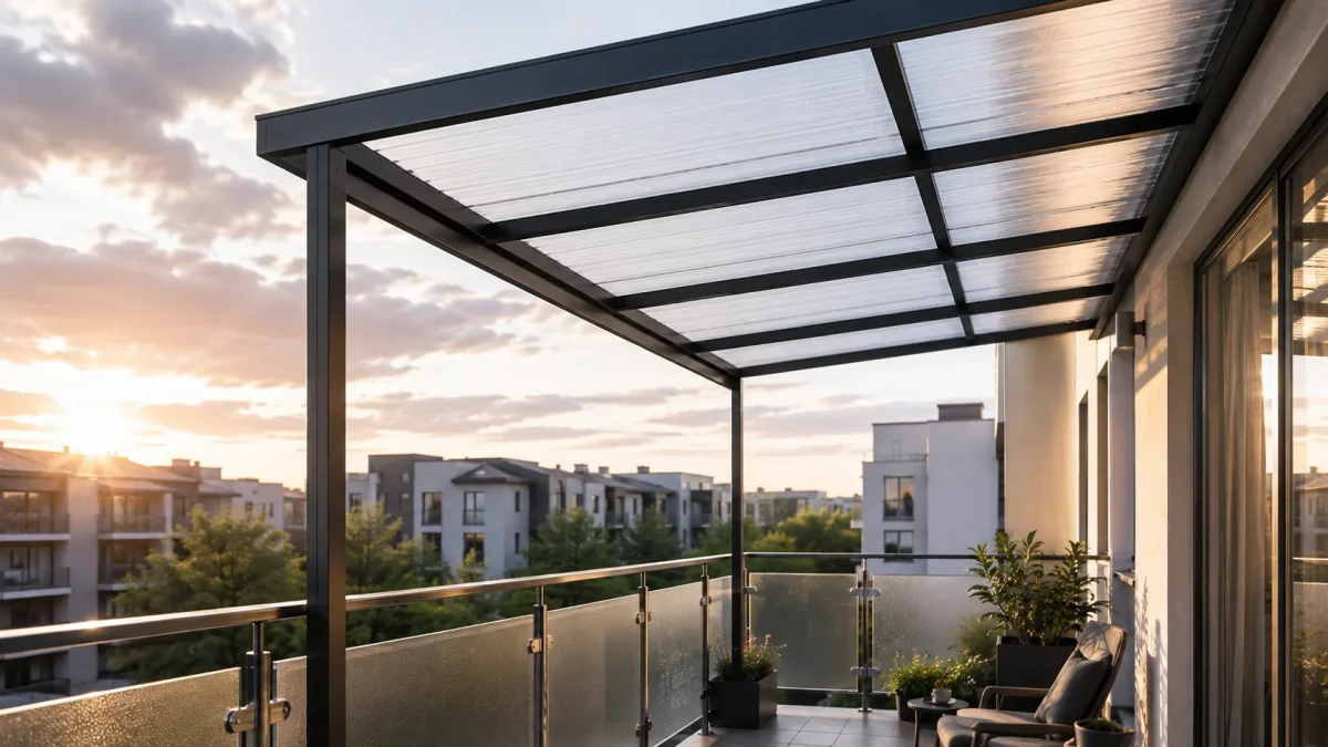 Czy poliwęglan nadaje się na balkon? Wybór materiału i zasady montażu
